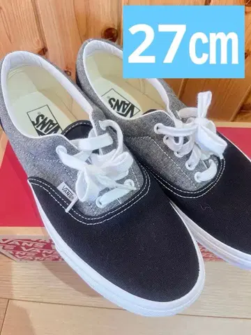 미사용 새상품 VANS 블랙/그레이 스니커즈 27cm