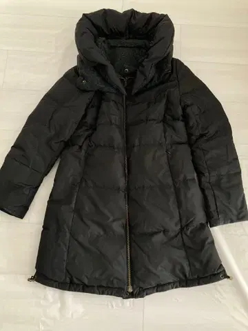 리버서블 다운 자켓 코트 블랙 다크 그레이