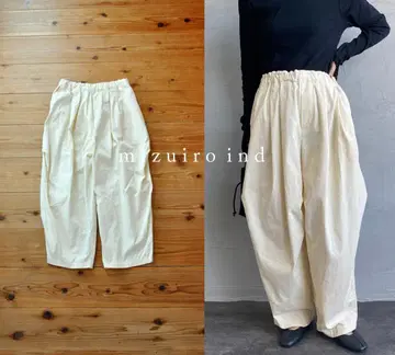 새상품급 mizuiro ind 미즈이로 인드 코듀로이 와이드 카고 팬츠