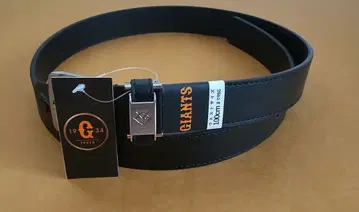 요미우리 자이언츠 블랙 가죽 벨트 100cm