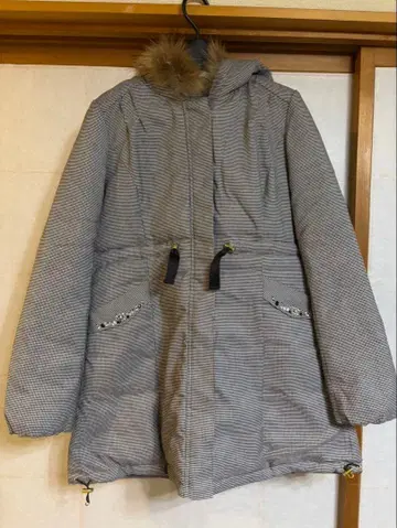 Fervour 체크 무늬 다운 자켓