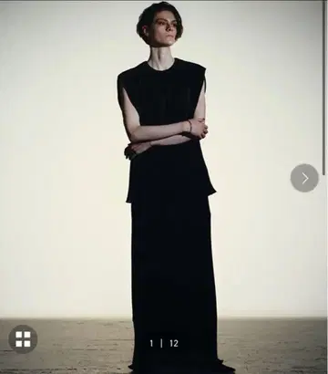 RIM.ARK black dress 3 38 림아크 셋업