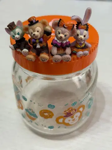 더피 프렌즈 할로윈 유리 용기