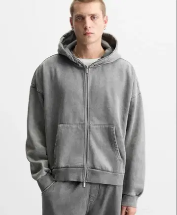 ZARA 워시 가공 후디 L 사이즈