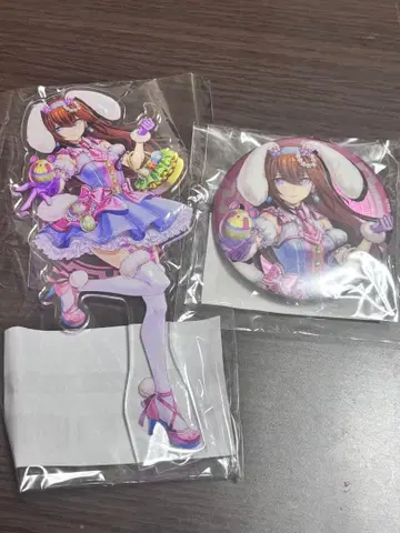 진심 복권 슈타게 제일복권 마키세 크리스 아크릴 스탠드 캔뱃지