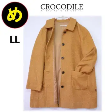 크로커다일 울 코트 LL 미디엄 기장