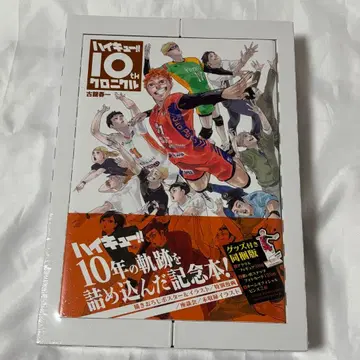 하이큐!! 10th 크로니클 굿즈 포함 한정판 미개봉 새상품