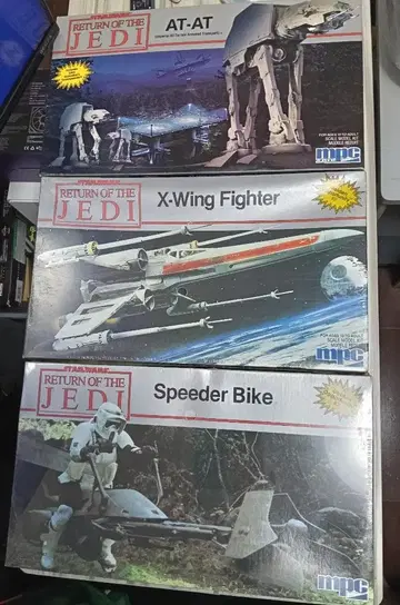 초최저가! MPC 스타워즈 제다이의 복수 프라모델 3종 세트