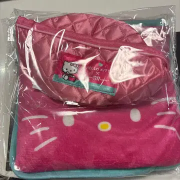 헬로키티 서티원 콜라보 파우치 담요