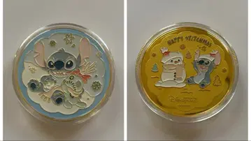 홍콩 디즈니 스티치 메달