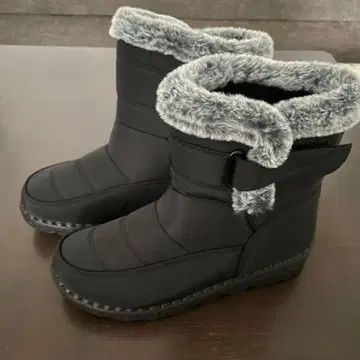 새상품 스노우 부츠 24cm 블랙