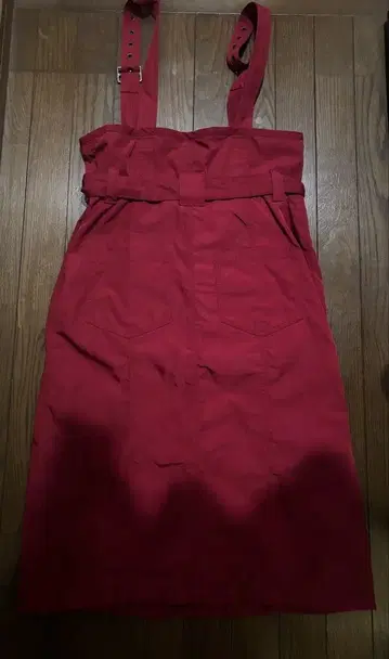 [ 미사용품 AVIREX Belle 오버롤 스커트