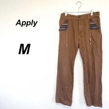 앱 치노 팬츠 M 면 100% 캐주얼 보더 비즈 올 시즌