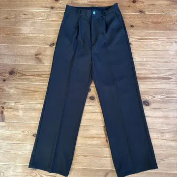 미사용 새상품 epnok 스트레이트 칼라 슬랙스 팬츠 블랙 S 사이즈