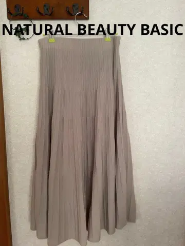 시착만 한 내추럴 뷰티 베이직 니트 롱 스커트 M 사이즈