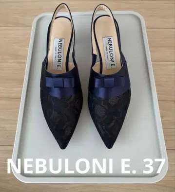 [ 새상품급 ] NEBULONI E. 37 레이스 실크 리본