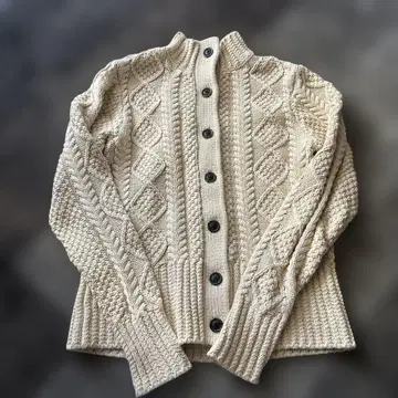 L.L. Bean Signature 케이블 니트 스웨터 XS 아이보리