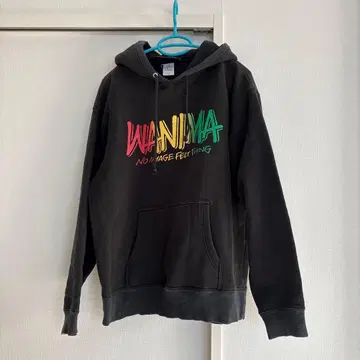 WANIMA 블랙 후드티 L