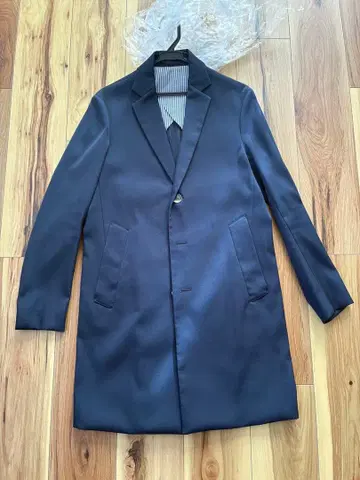 EDIFICE 네이비 체스터 코트