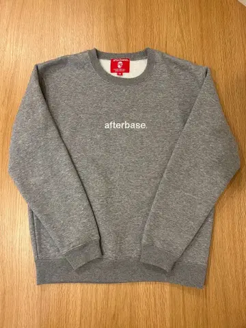 afterbase 그레이 맨투맨 M
