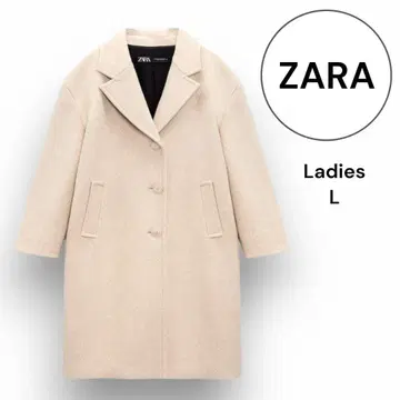 [ ZARA ] 오버 사이즈 코트 울 L