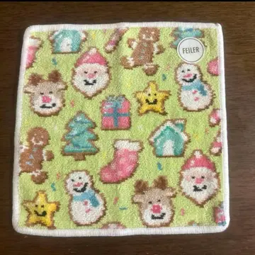 페이러 손수건 크리스마스 쿠키 새상품 크리스마스