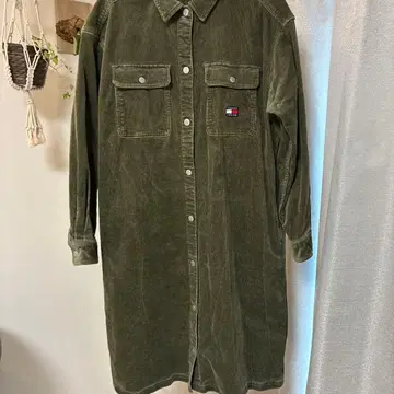TOMMY HILFIGER 코듀로이 셔츠 원피스 XS