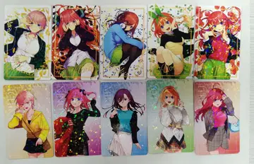 5등분의 신부 고토요메 아키하바라 아틀레 캐릭터 카드 전 10종류