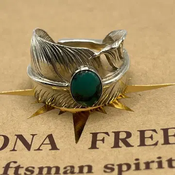 새상품급 애리조나 프리덤 페더 반지 터콰이즈 R-23c 정가 64680엔