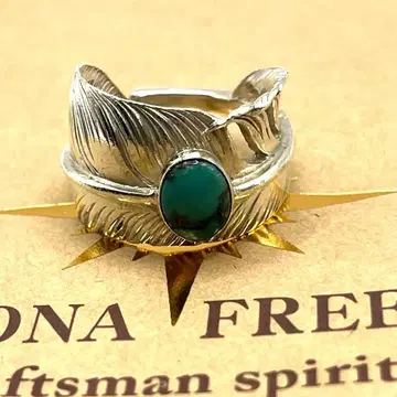 새상품급 애리조나 프리덤 페더 반지 터콰이즈 R-23c 정가 64680엔