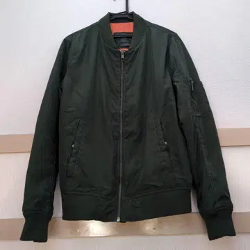 ZARA MAN MA-1 플라이트 자켓 다크 그린