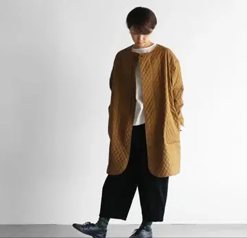 HUIS 다운 방지 퀼팅 코트