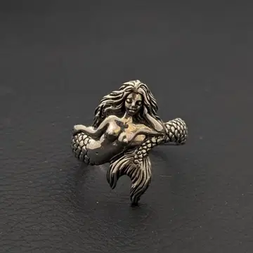 빈티지 실버 925 머메이드 반지 16.5호 5g