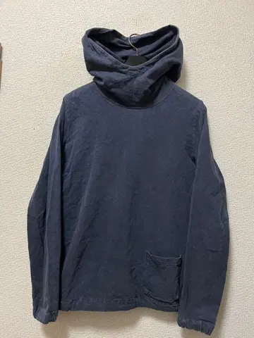 레미 레리프 티셔츠 후드티 /M 네이비 하이넥 셔츠 원단 네이비