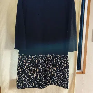 sortie mieux 레오파드 무늬 스커트 포함 원피스 새상품급