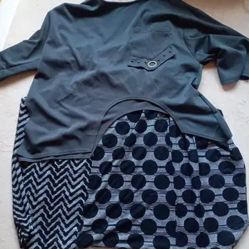 안티카 패턴 절개 변형 사루엘 팬츠