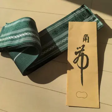 그린 컬러 스트라이프 허리끈 설명서 포함