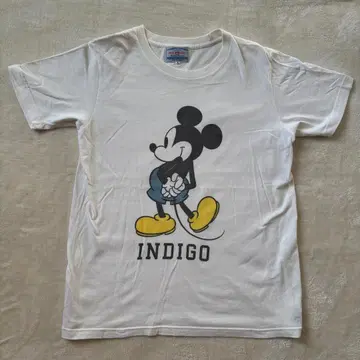 파운데이셔널 미키마우스 T셔츠 L 사이즈 화이트