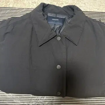 발수 방풍 판초 코트 블랙 38 사이즈