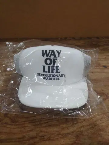 RATS MESH CAP 'WAY OF LIFE' 화이트