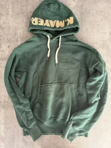 KRIFF MAYER 그린 후드 부착 후드티 M 사이즈