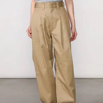 더 신즈네 베이지 치노 팬츠