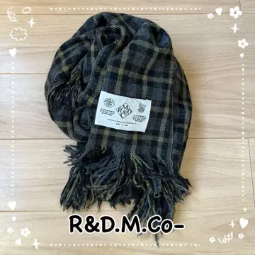 R&D.M.Co- 올드 맨즈 테일러 체크 스톨 머플러