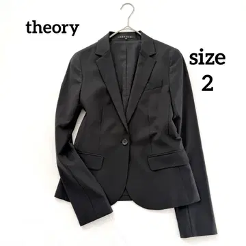 띠어리 테일러드 자켓 M 사이즈 블랙 총 안감 일본제