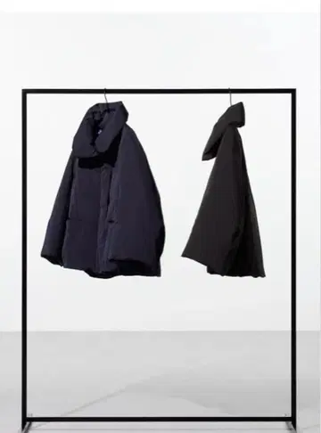 유니클로 하이브리드 다운 자켓 +J 네이비 L