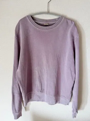 SCREEN STARS x BEAMS BOY 별주 피그먼트 크루 맨투맨