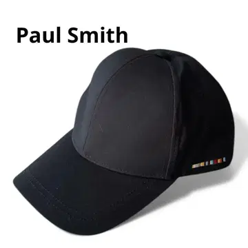 새상품급 폴스미스 캡 시그니처 스트라이프캡 블랙 심플