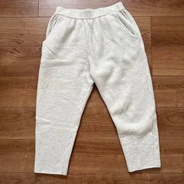 evam eva 울 파일 팬츠 아이보리