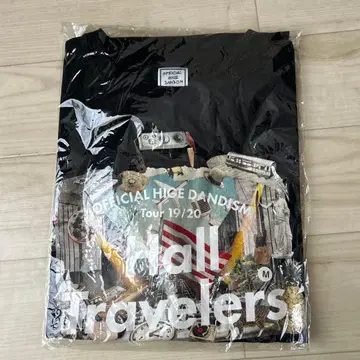 Officialdism 홀 트래블러 T셔츠 M 블랙 덤 포함