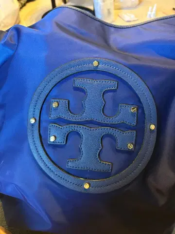 파랑 나일론 백